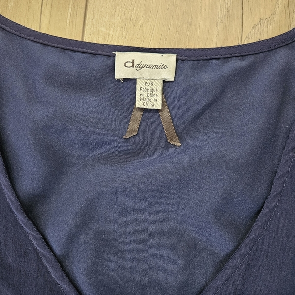 Dynamite Dress with Belt, Navy, Small - Picture 4 of 10